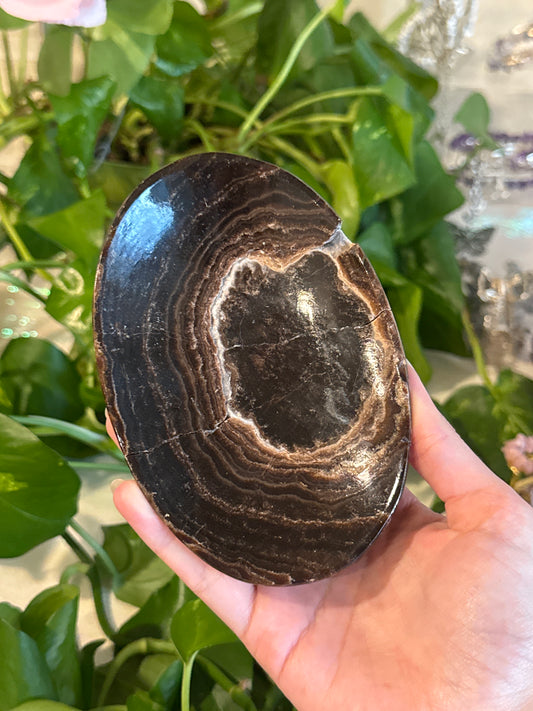 Chocolate Calcite Bowl