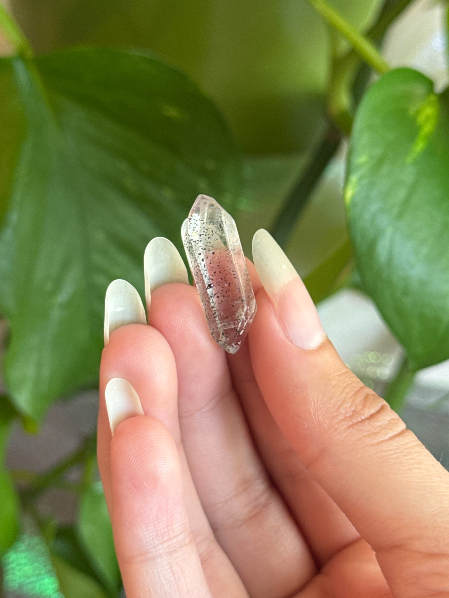 Hematite Phantom Quartz Mini Freeform | You Pick