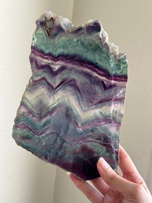 Large Fluorite Slab B