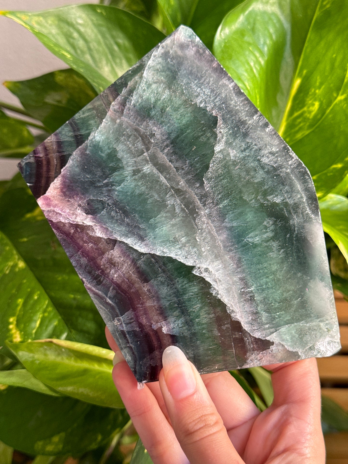 Large Dreamy Fluorite Slab