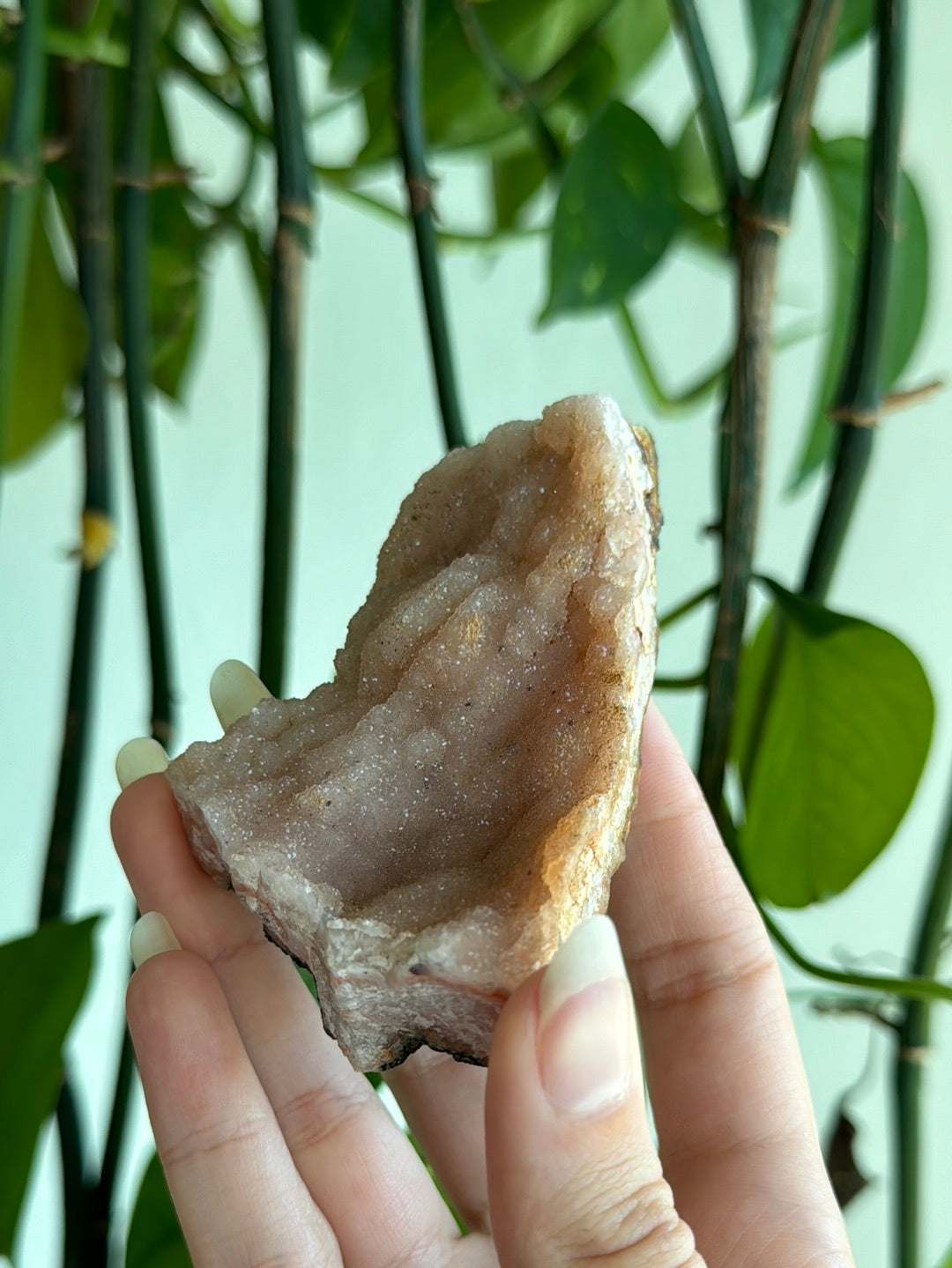 Sparkly Pink Chalcedony Specimen