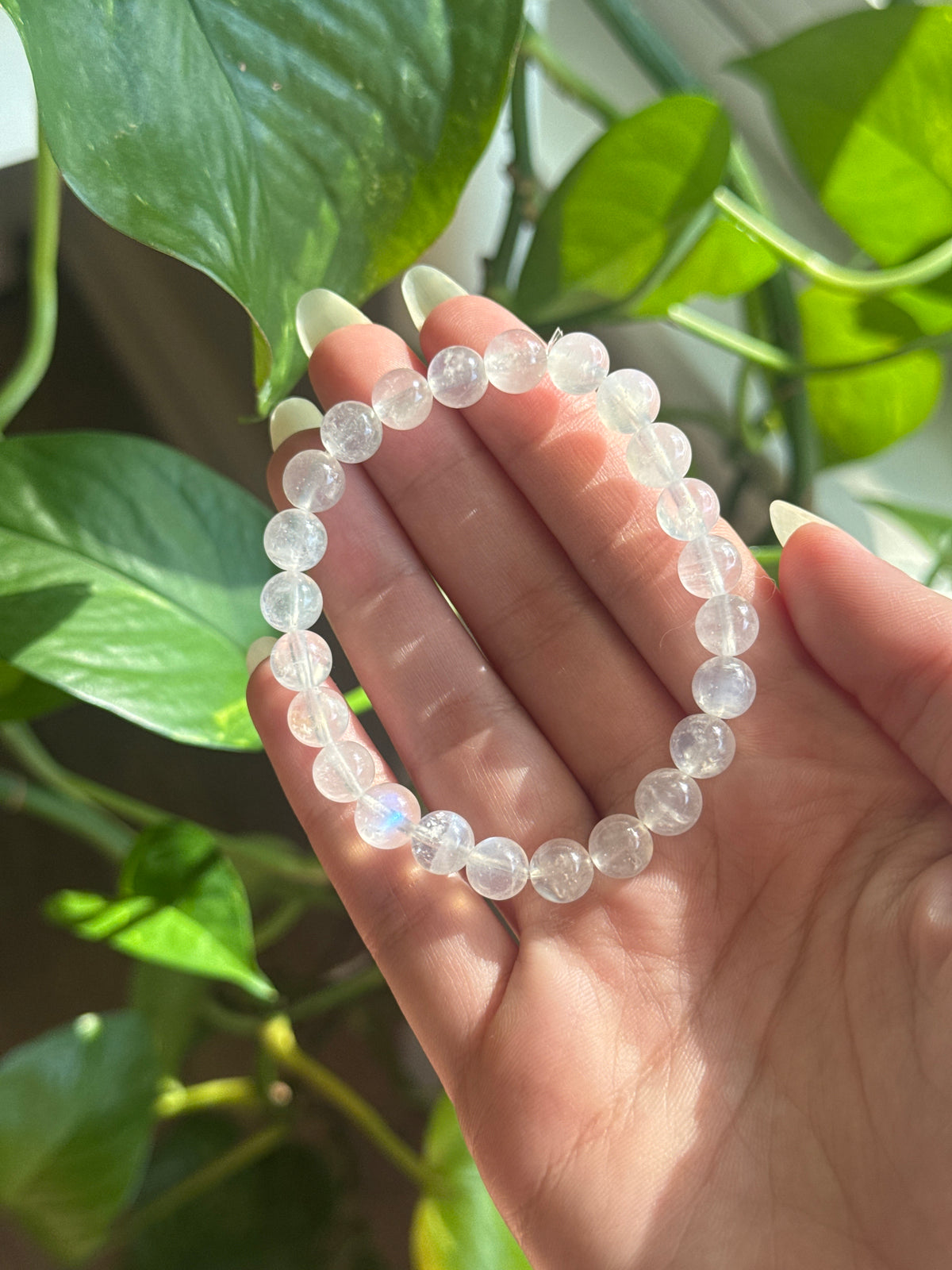 Flashy Moonstone Bracelet