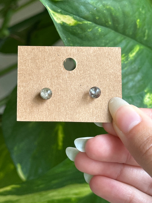 Garden Quartz Stud Earrings