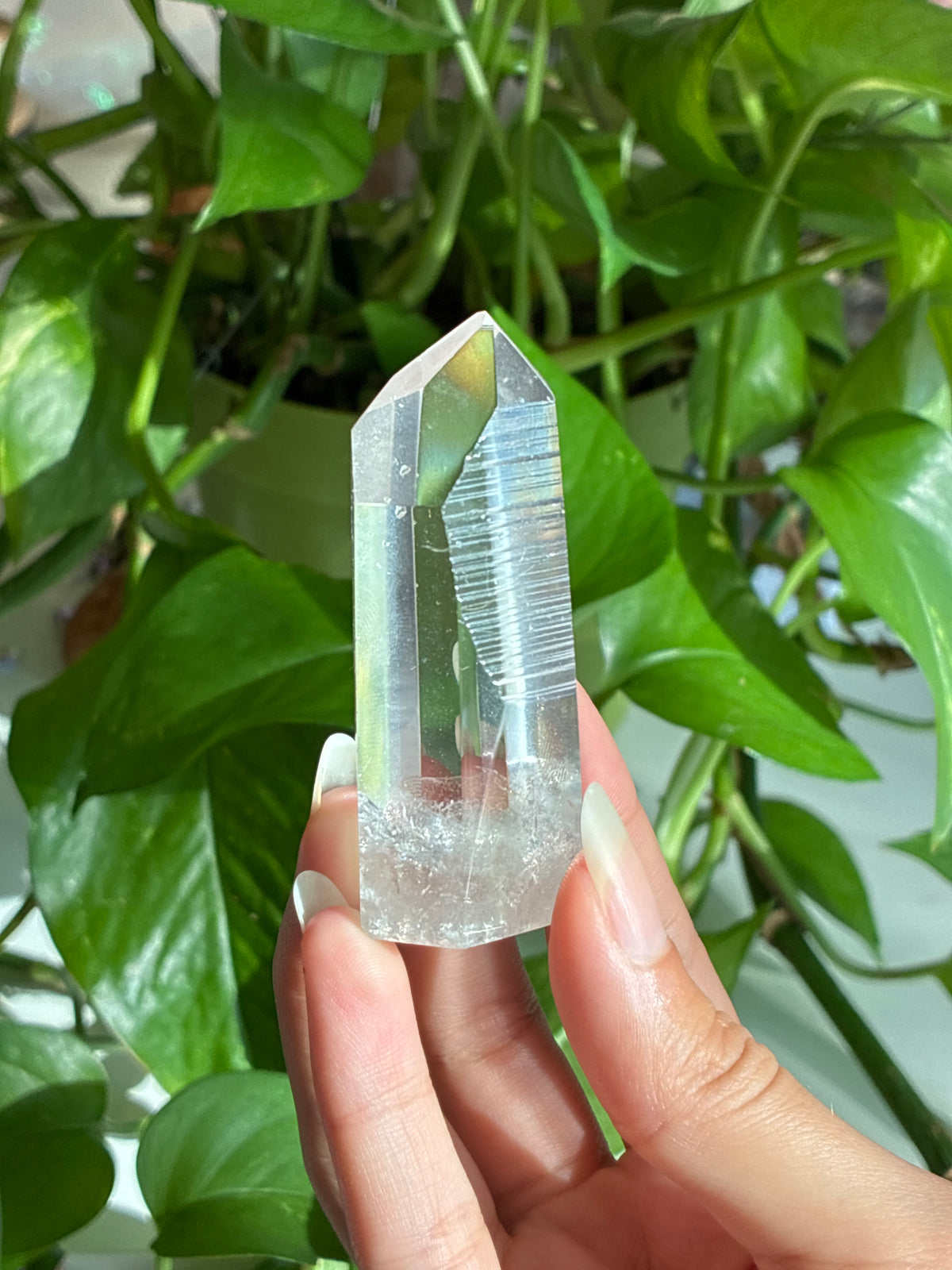 Lemurian Clear Quartz High Grade Specimen Tower