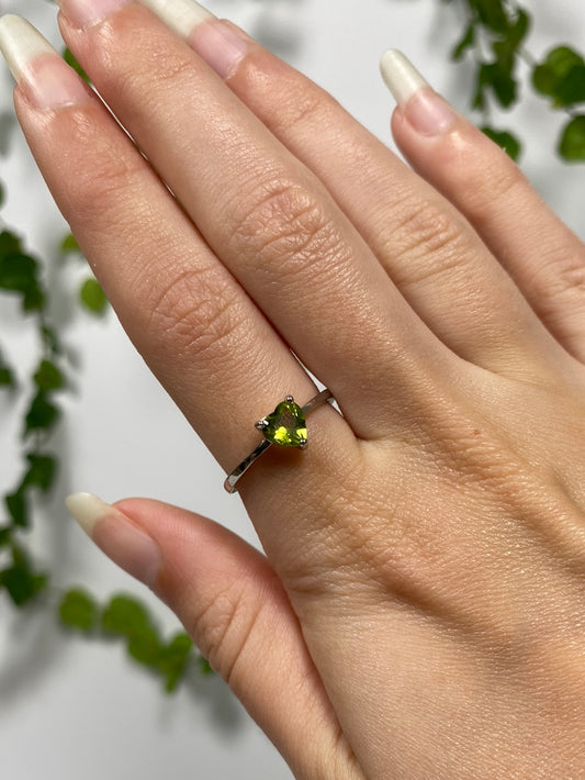 Peridot Adjustable Ring