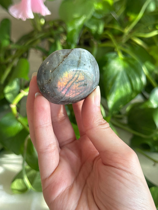 Labradorite Palm Stone D