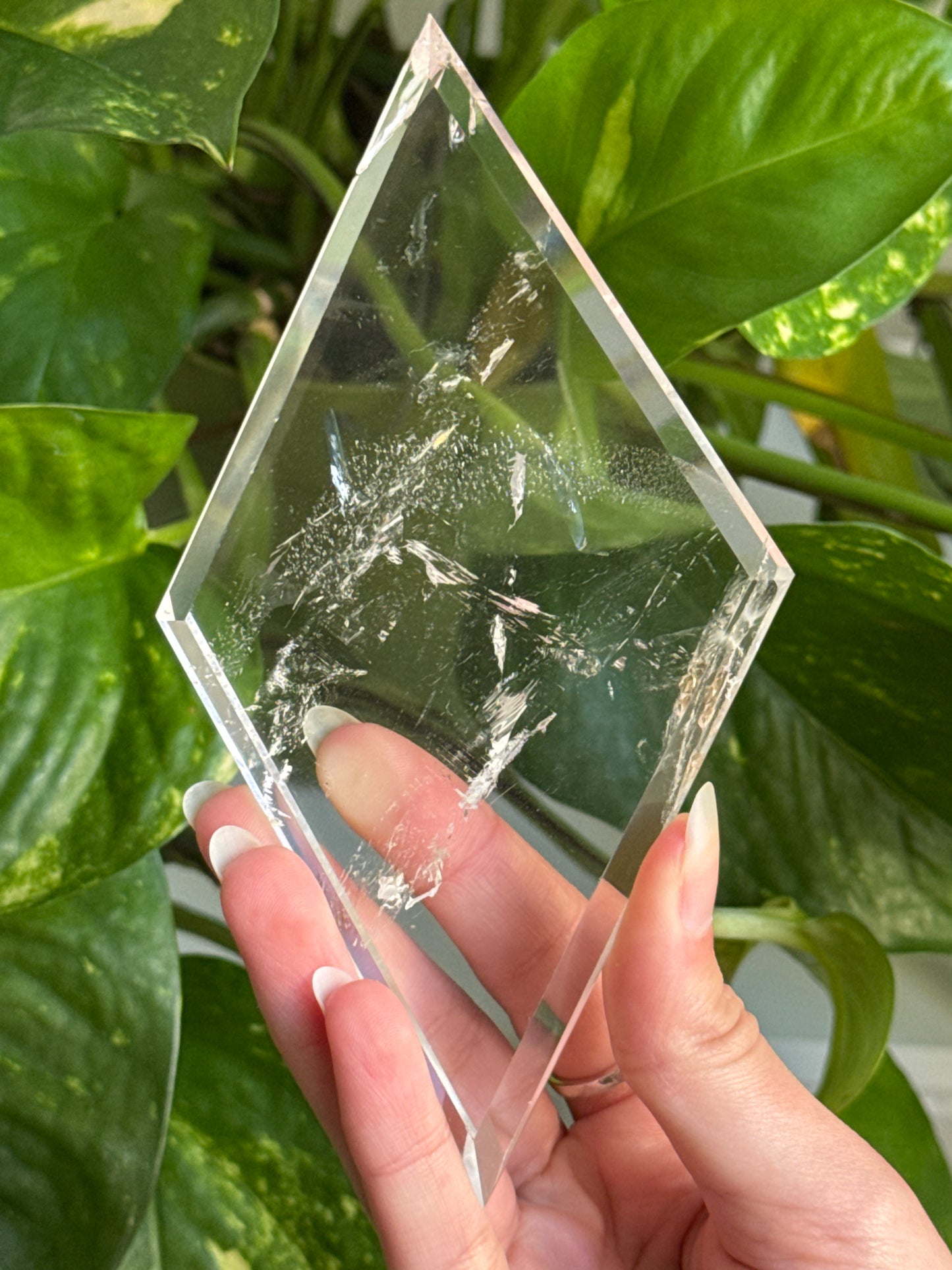 Ice Clear Quartz Diamond