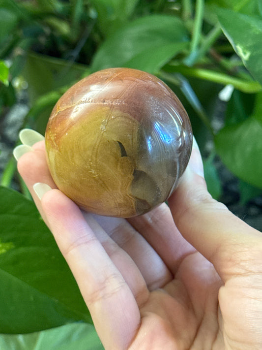 Polychrome Jasper Sphere-like Palmstone