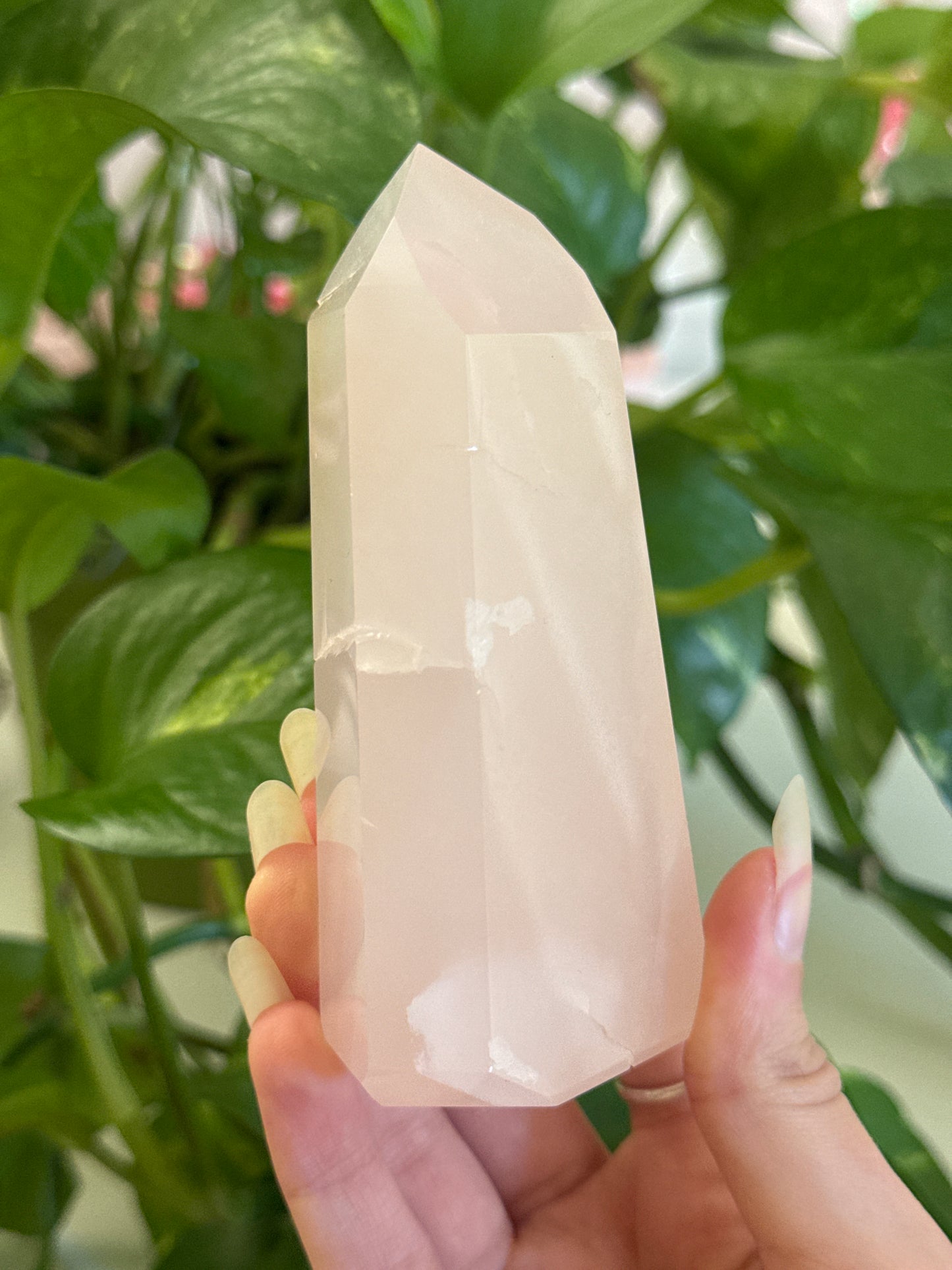 Rose Quartz Imperfect Tower