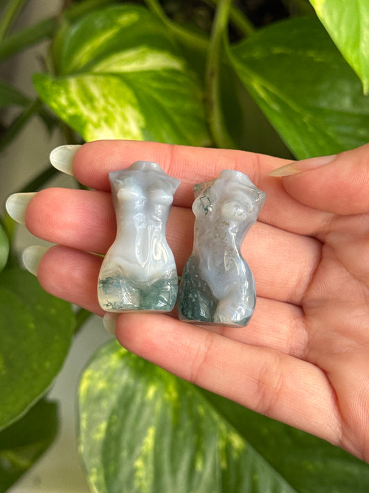Moss Agate Goddess Body | Intuitively Picked