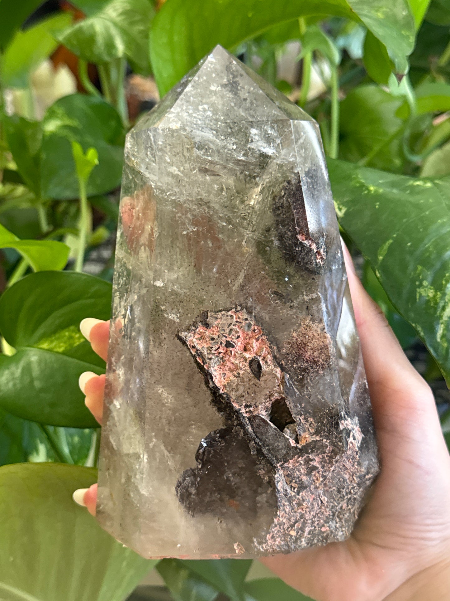 Statement Garden Quartz Tower
