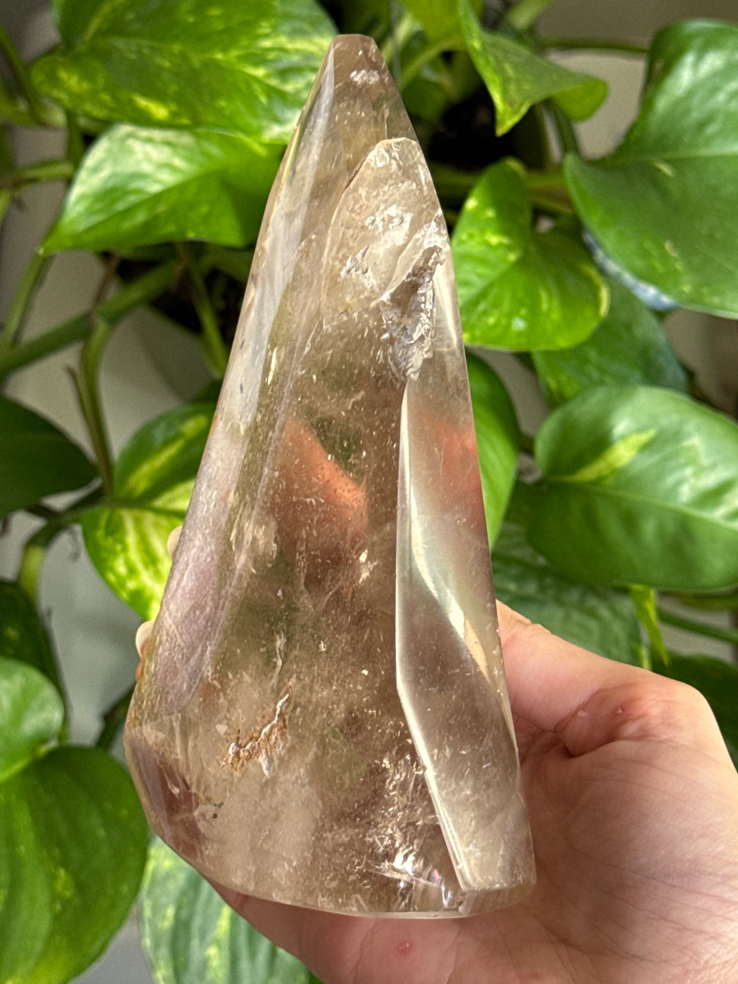 Smoky Garden Quartz Tower