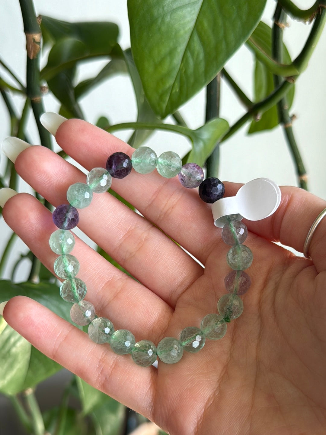 Fluorite Faceted Bracelet