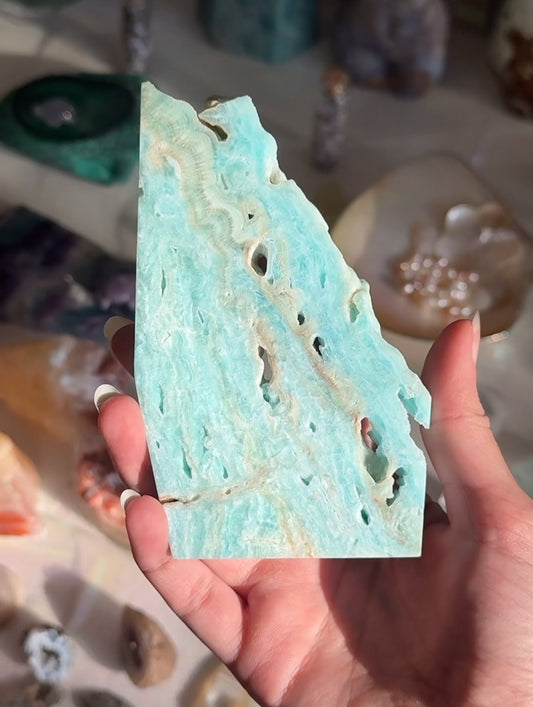 Hemimorphite Slab