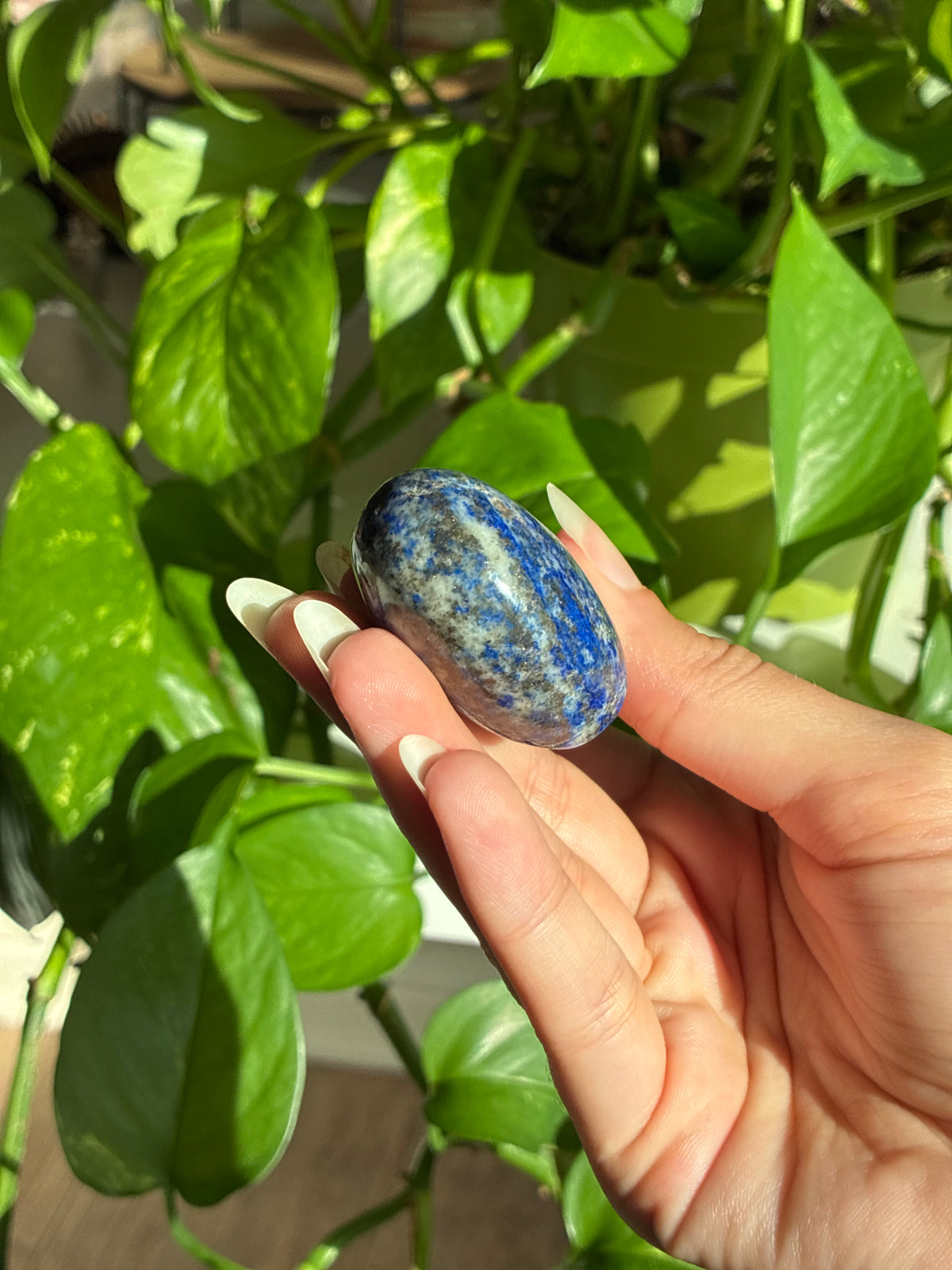 Lapis Lazuli Puffy Heart