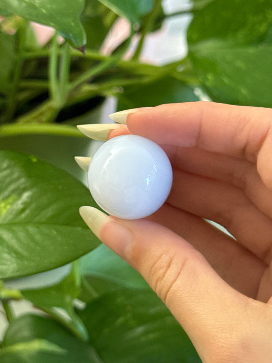Blue Chalcedony Sphere