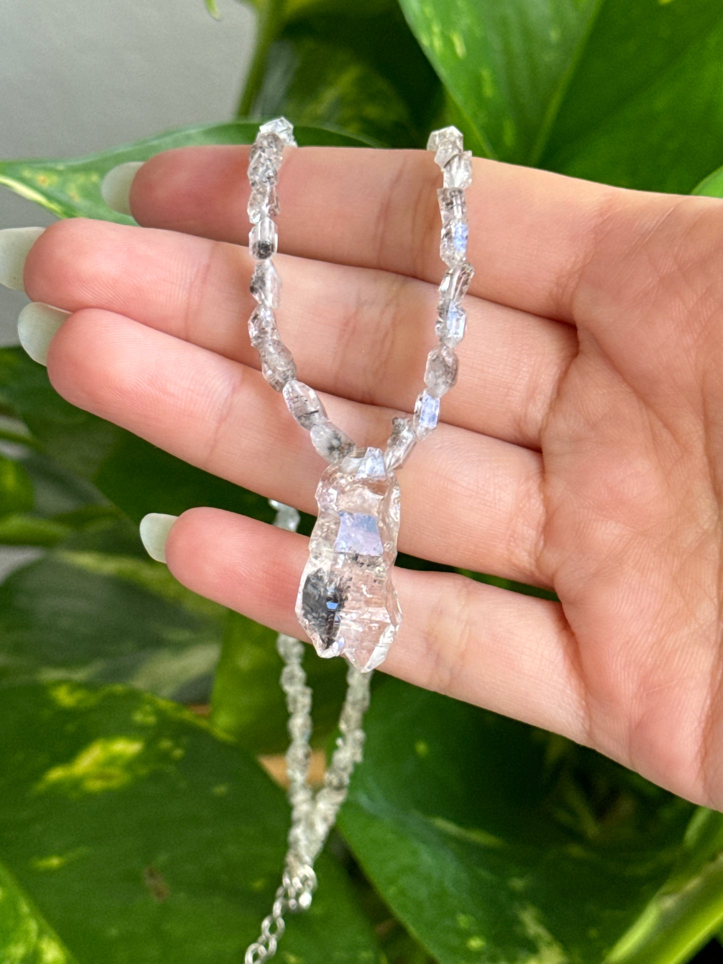 Herkimer Diamond Adjustable Necklace