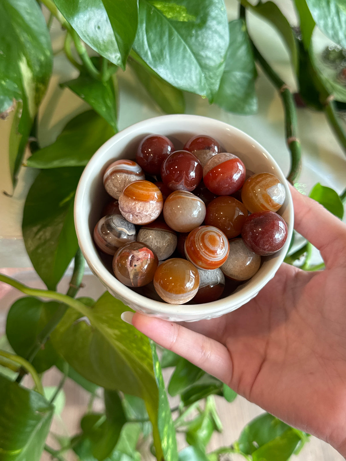 Banded Carnelian Mini Sphere