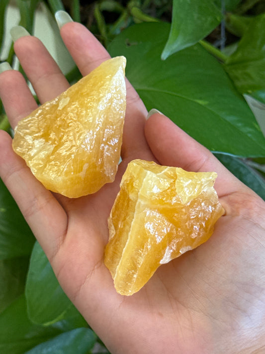 Raw Orange Calcite