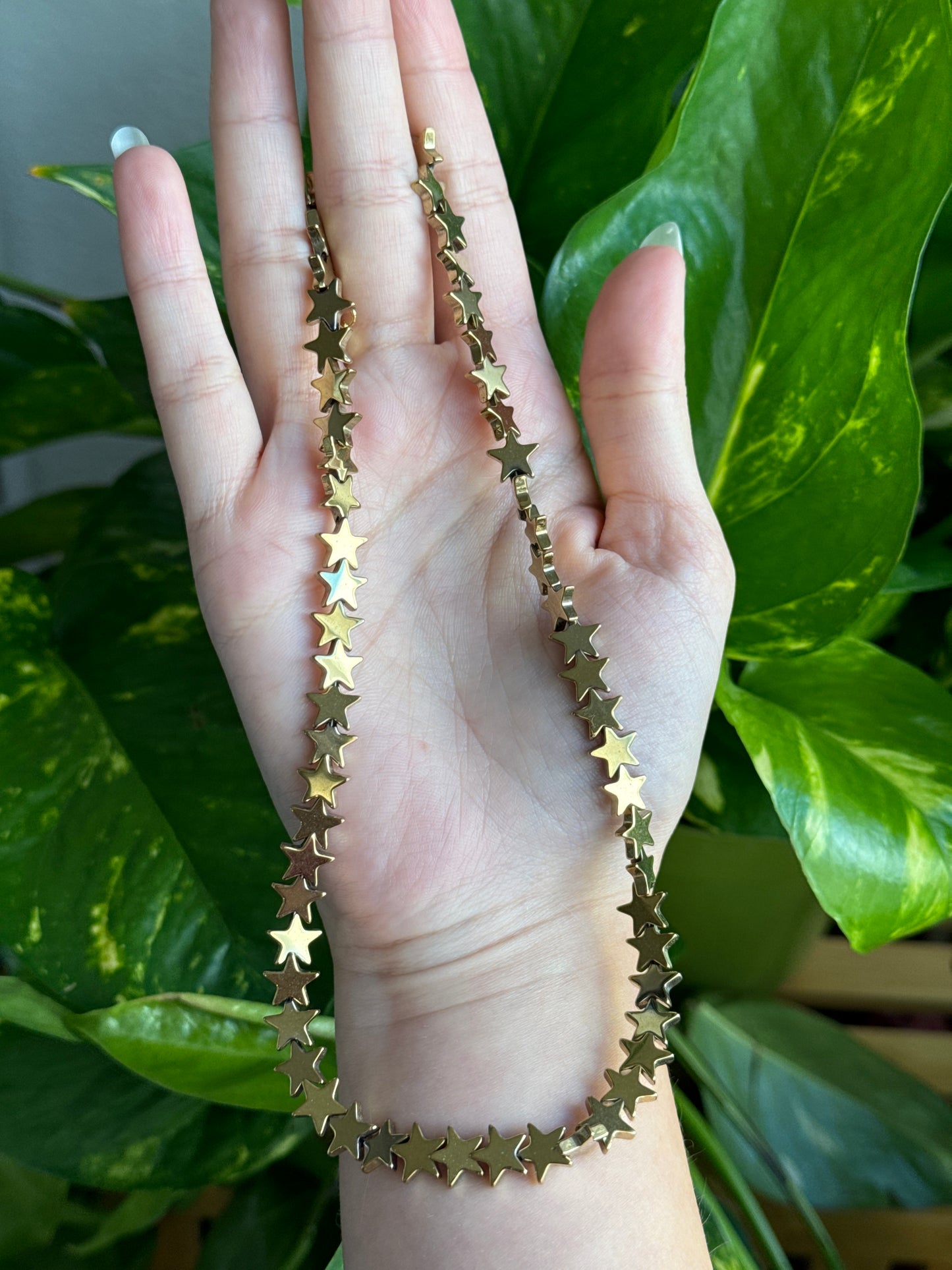 Pyrite Star Adjustable Necklace