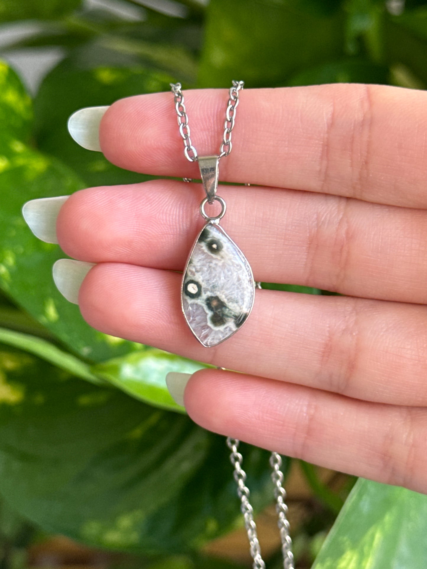 Orbicular Sea Jasper Necklace | You Pick