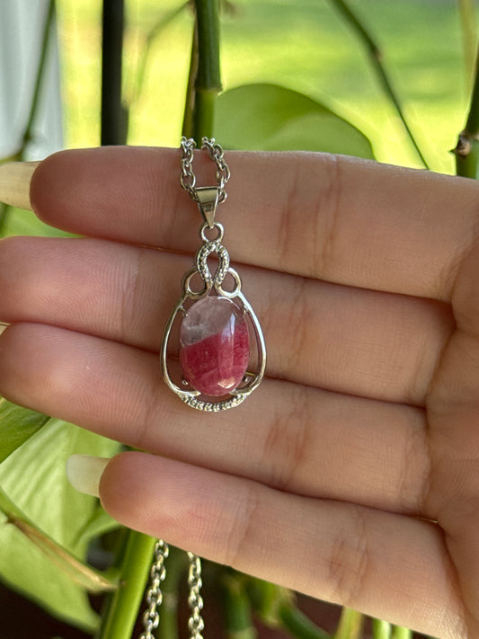 Sakura Rhodonite Necklace B