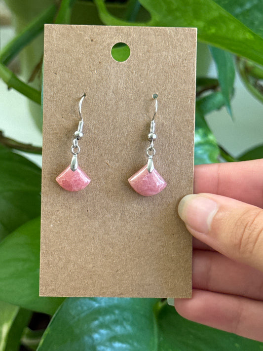 Rhodocrosite Earrings