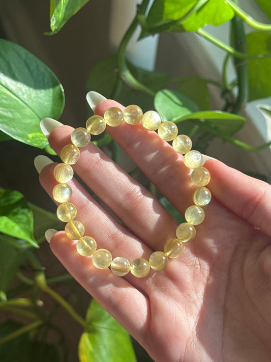 Golden Yellow Mica High Grade Bracelet