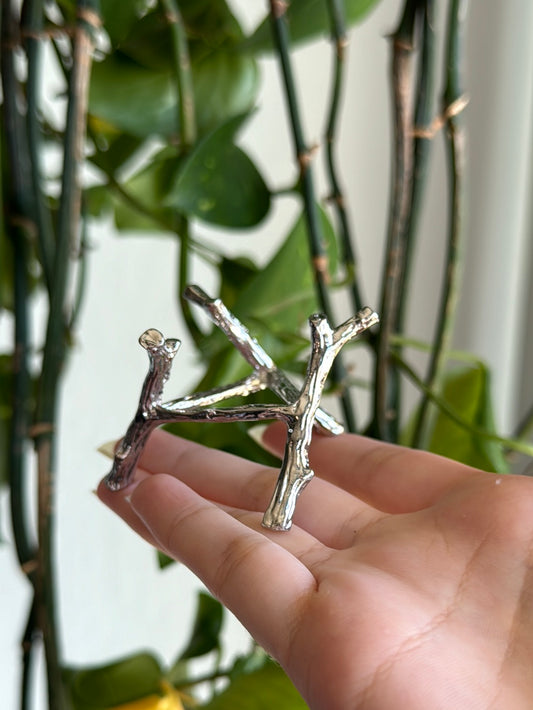 Branch Silver Sphere Stand
