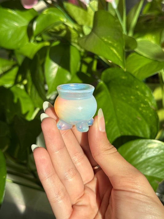 Opalite Cauldron Carving