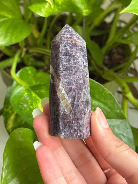 Sparkly Iolite Tower