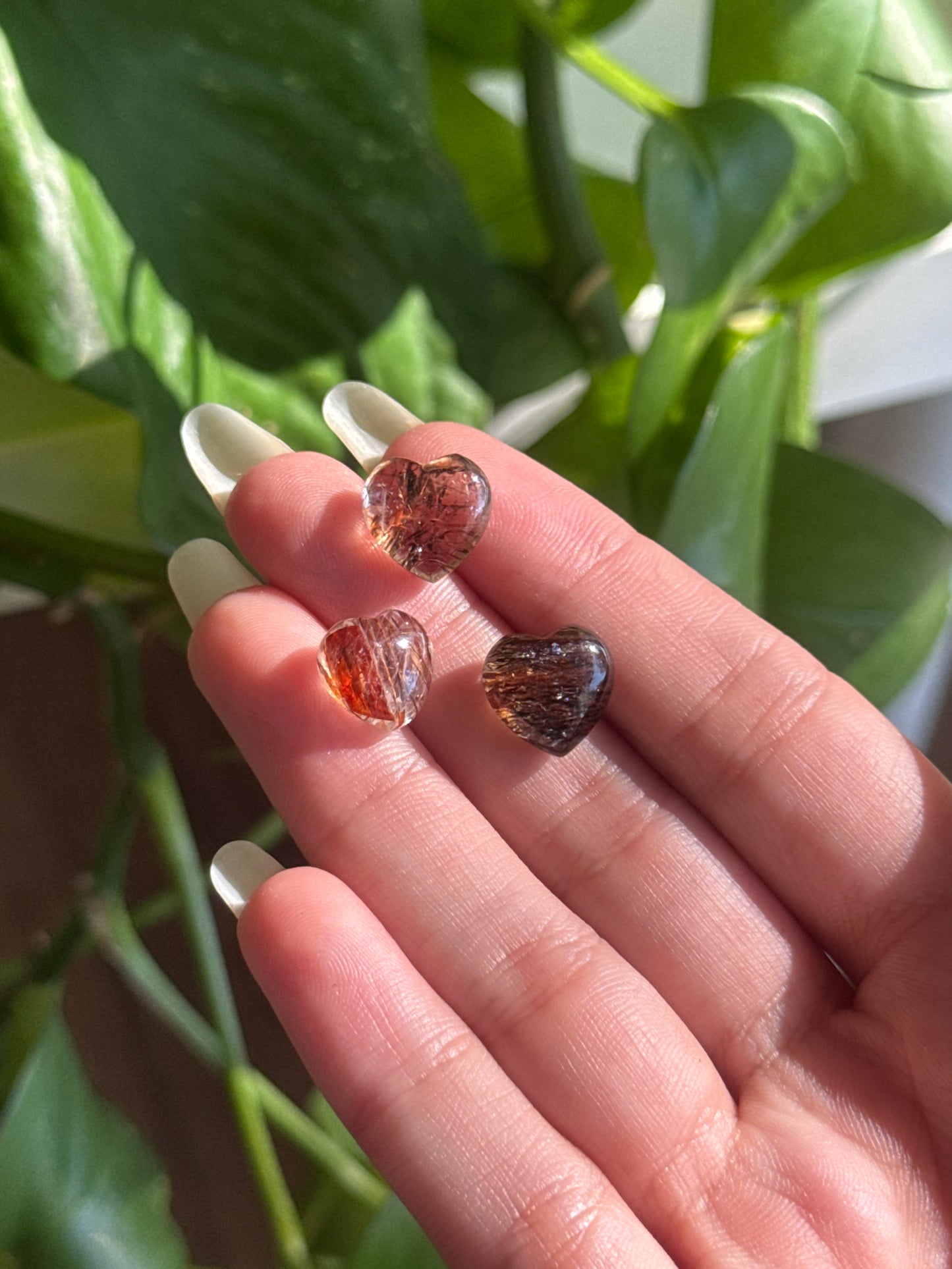 High Grade Copper Rutile Heart