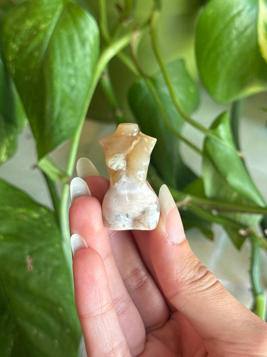 Flower Agate Goddess Mini Body