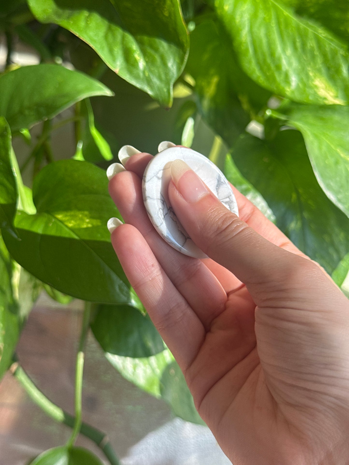 Howlite Worry Stone