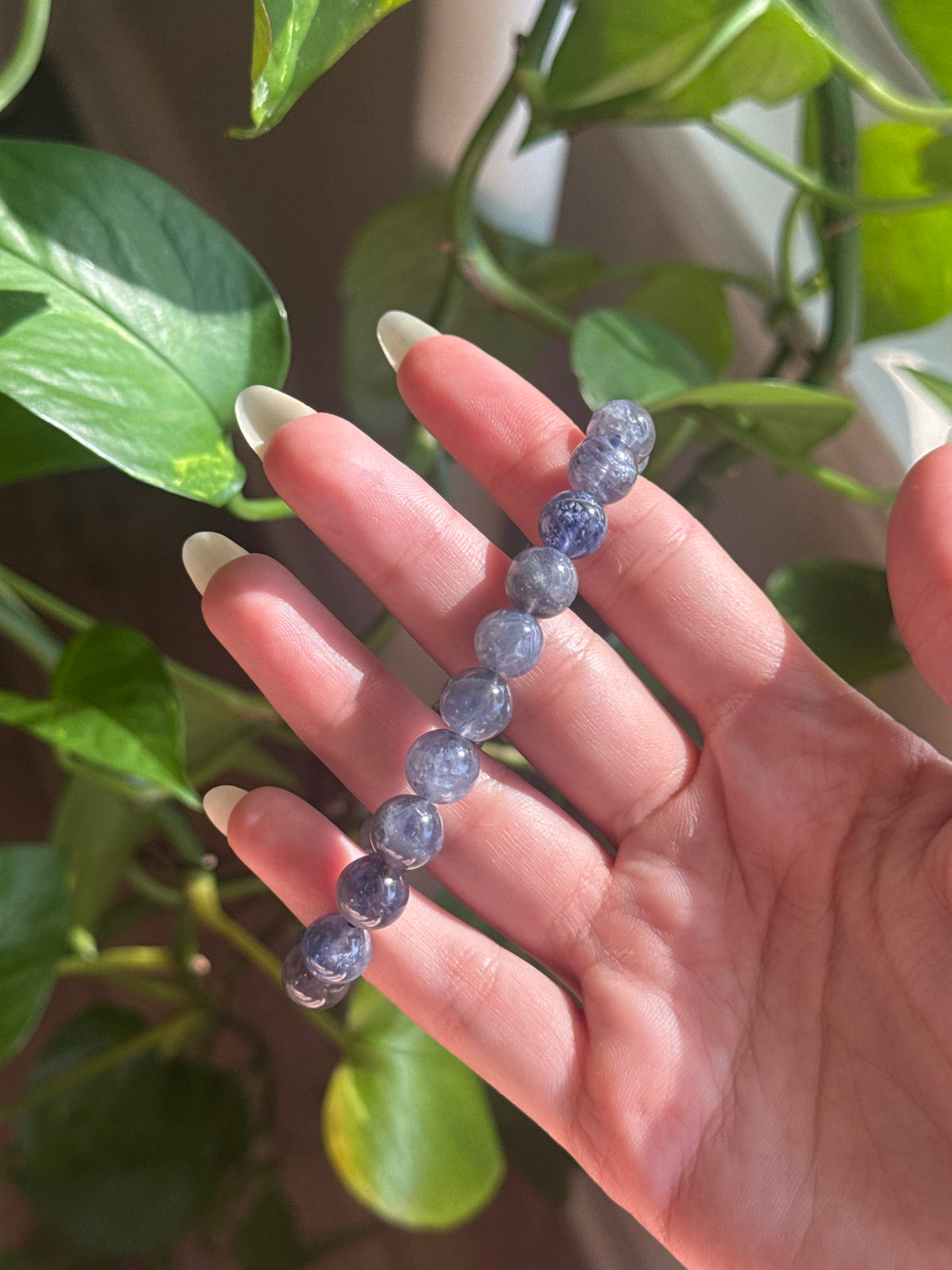 Iolite High Grade Flashy Bracelet