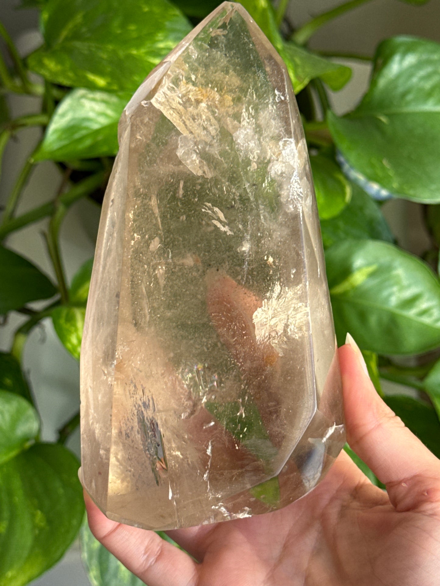 Smoky Garden Quartz Tower