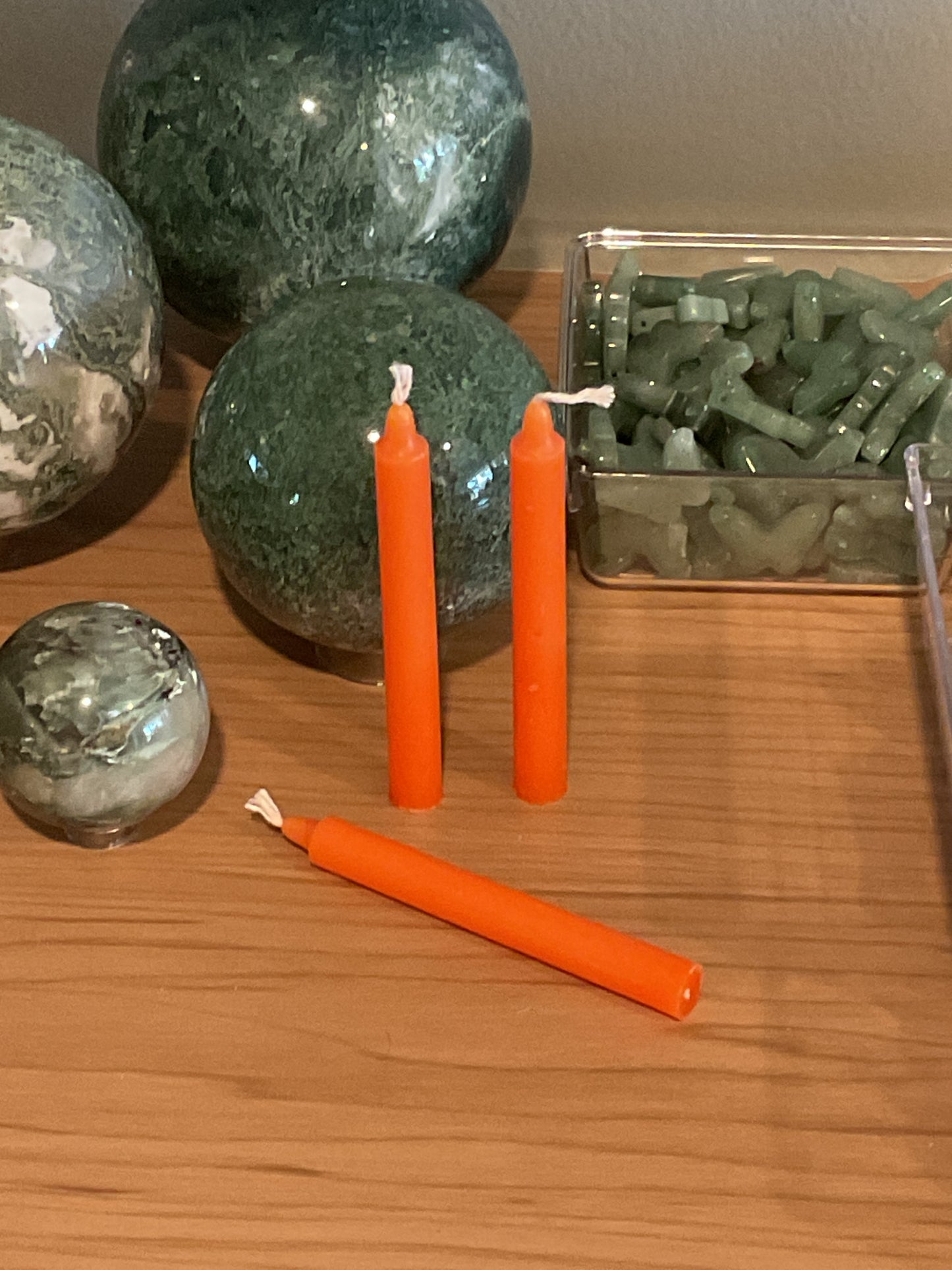 Orange Alter Chime Candle