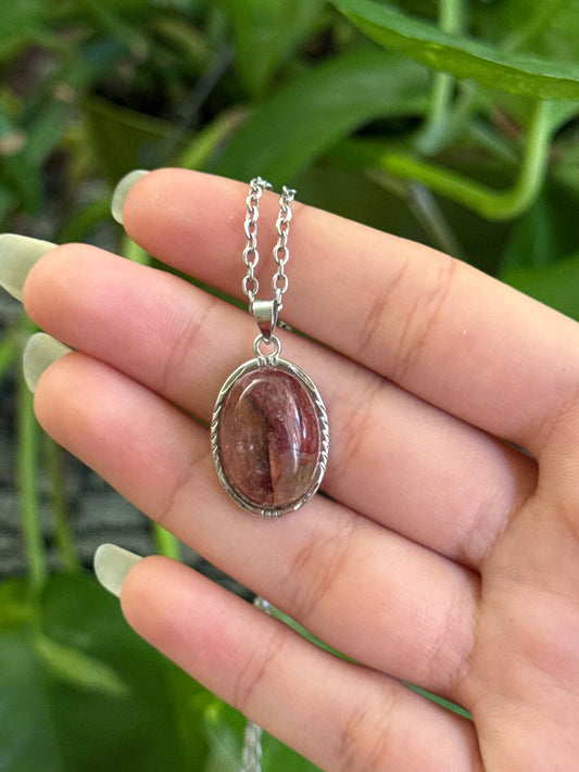 Fire Quartz Necklace