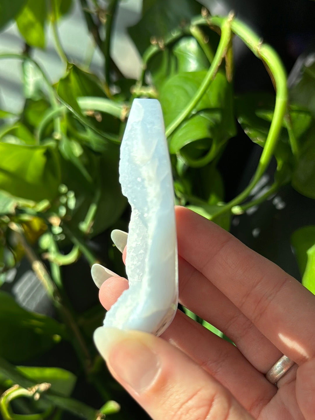 Sparkly Blue Lace Agate