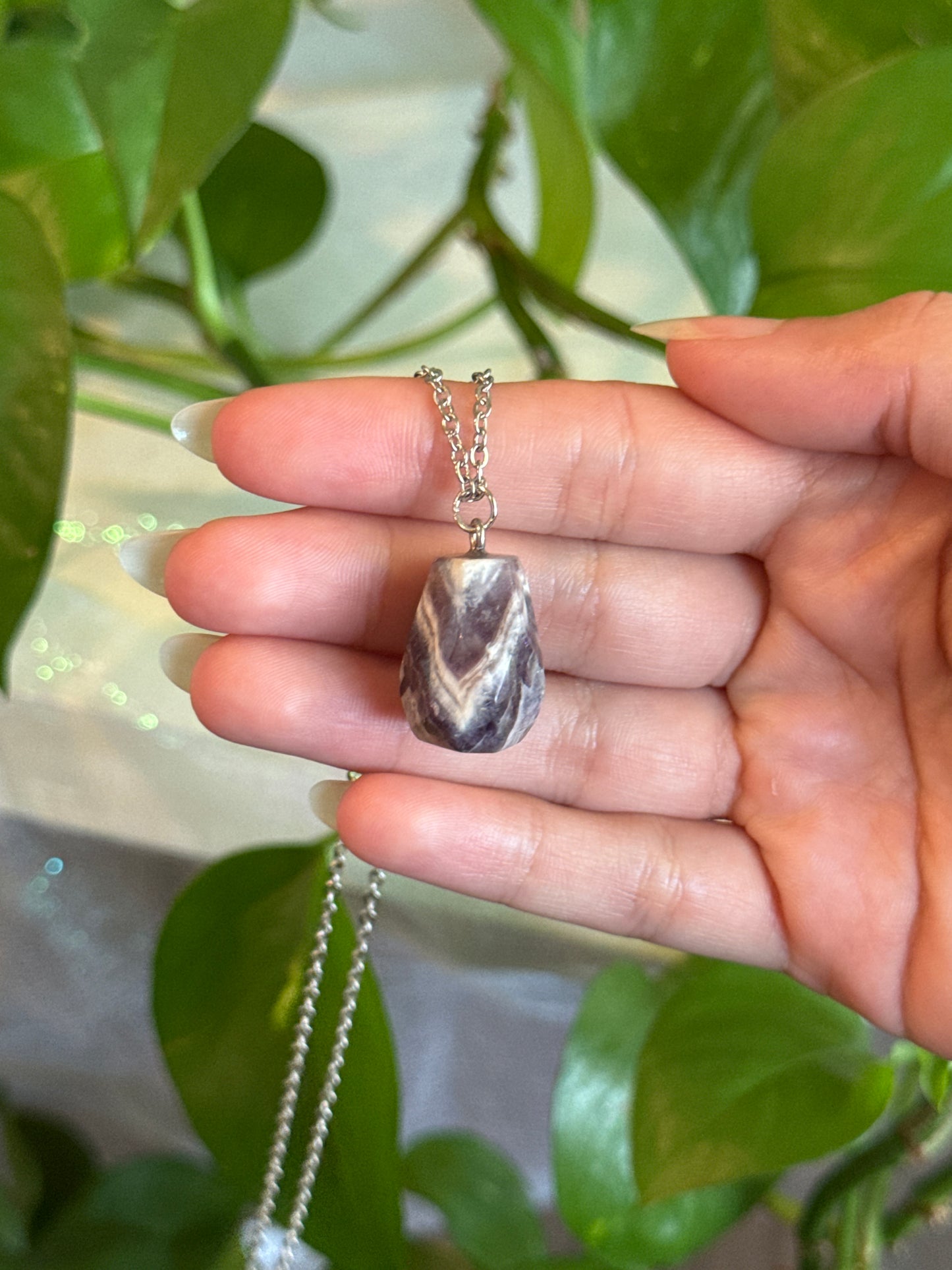 Dream Amethyst Freeform Necklace