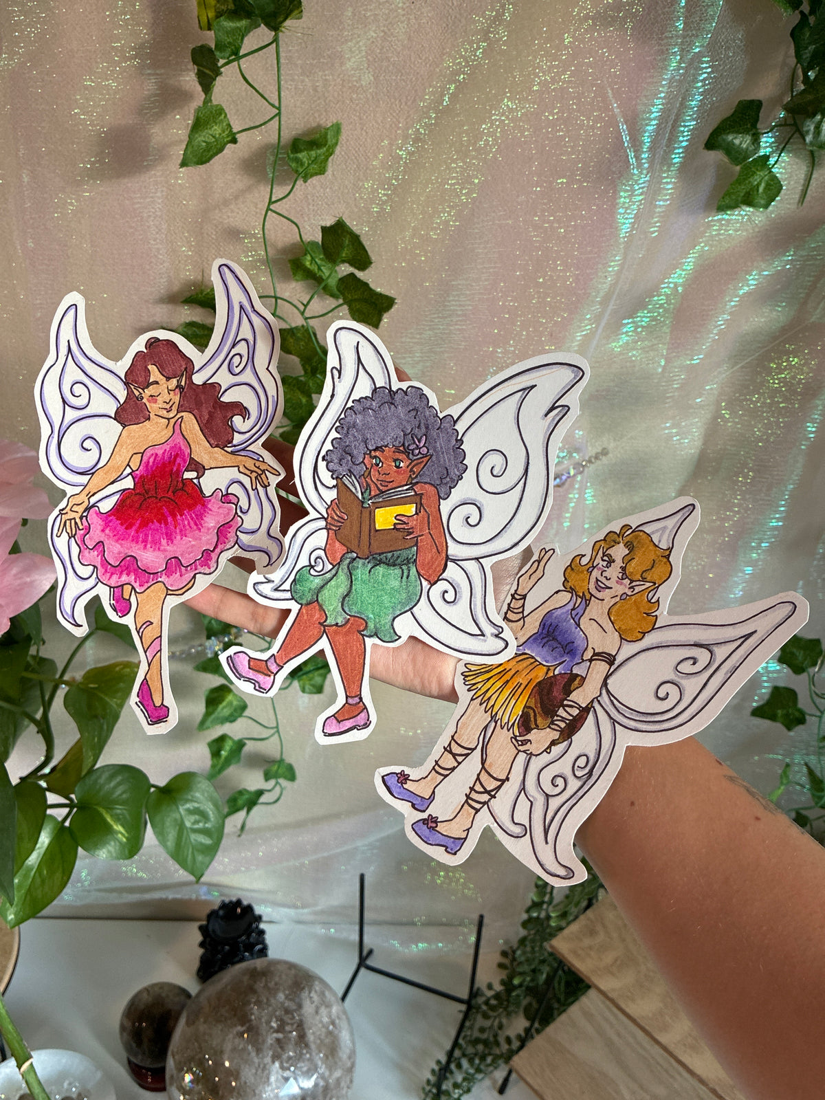Hand Drawn Fairy Trio 🧚🏻