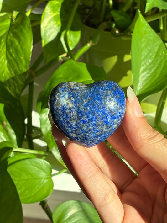 Lapis Lazuli Puffy Heart