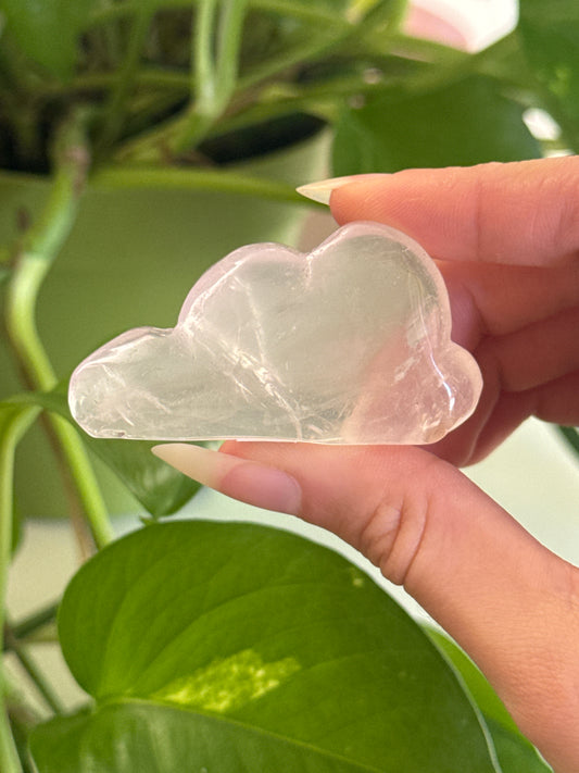 Puffy Star Flash Gem Rose Quartz Clouds