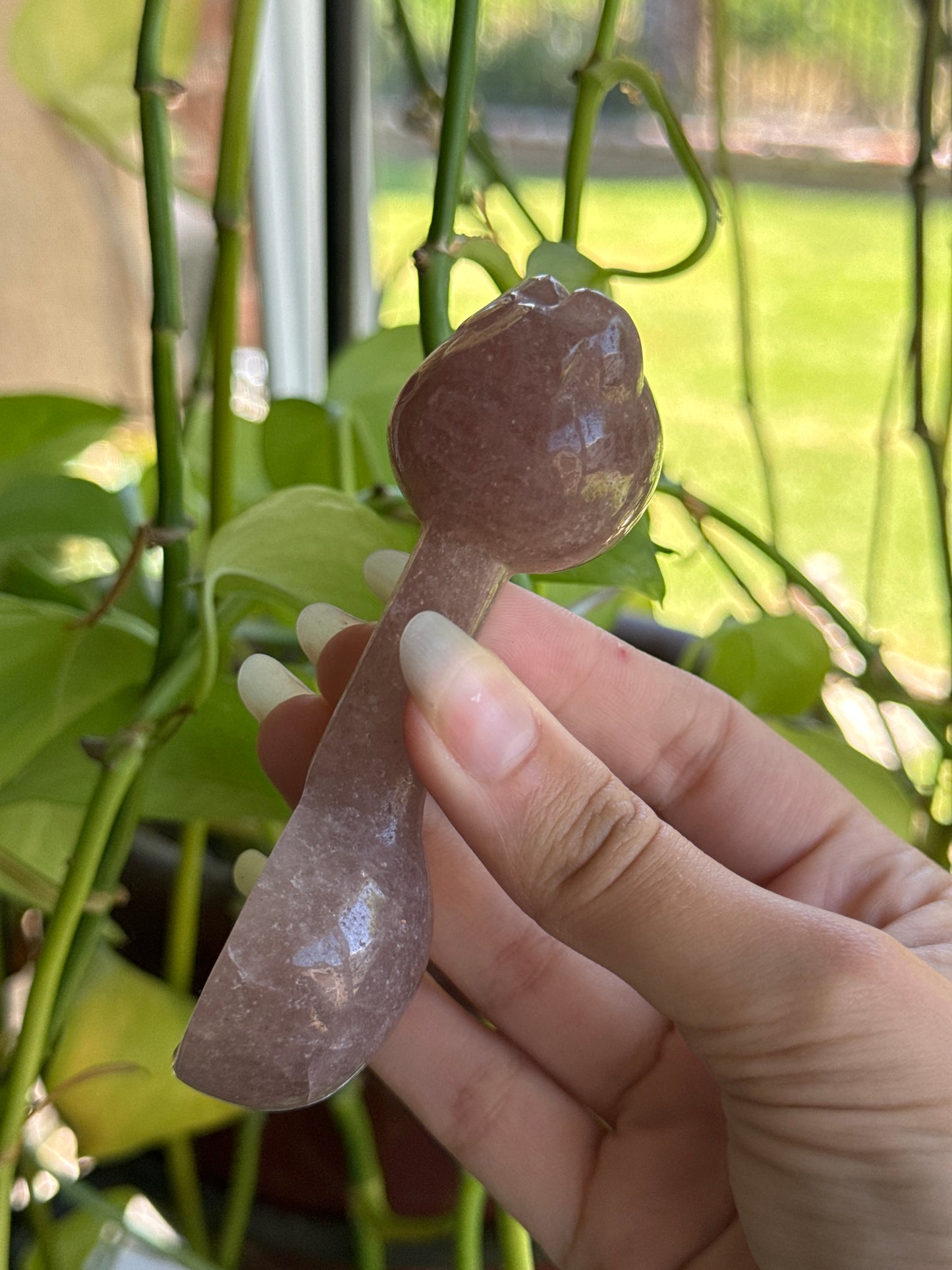 Strawberry Quartz Spoon