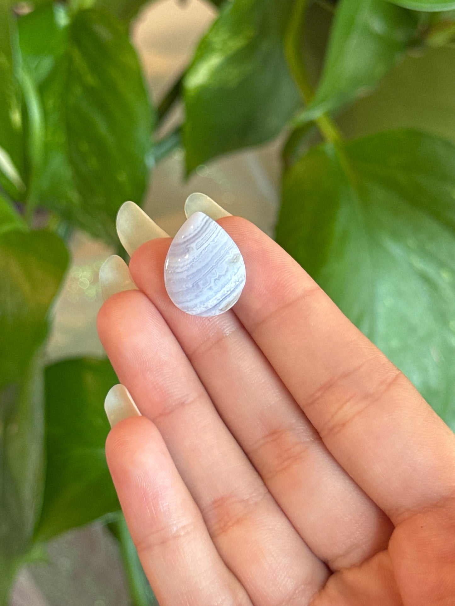 Blue Lace Agate Mini Teardrop