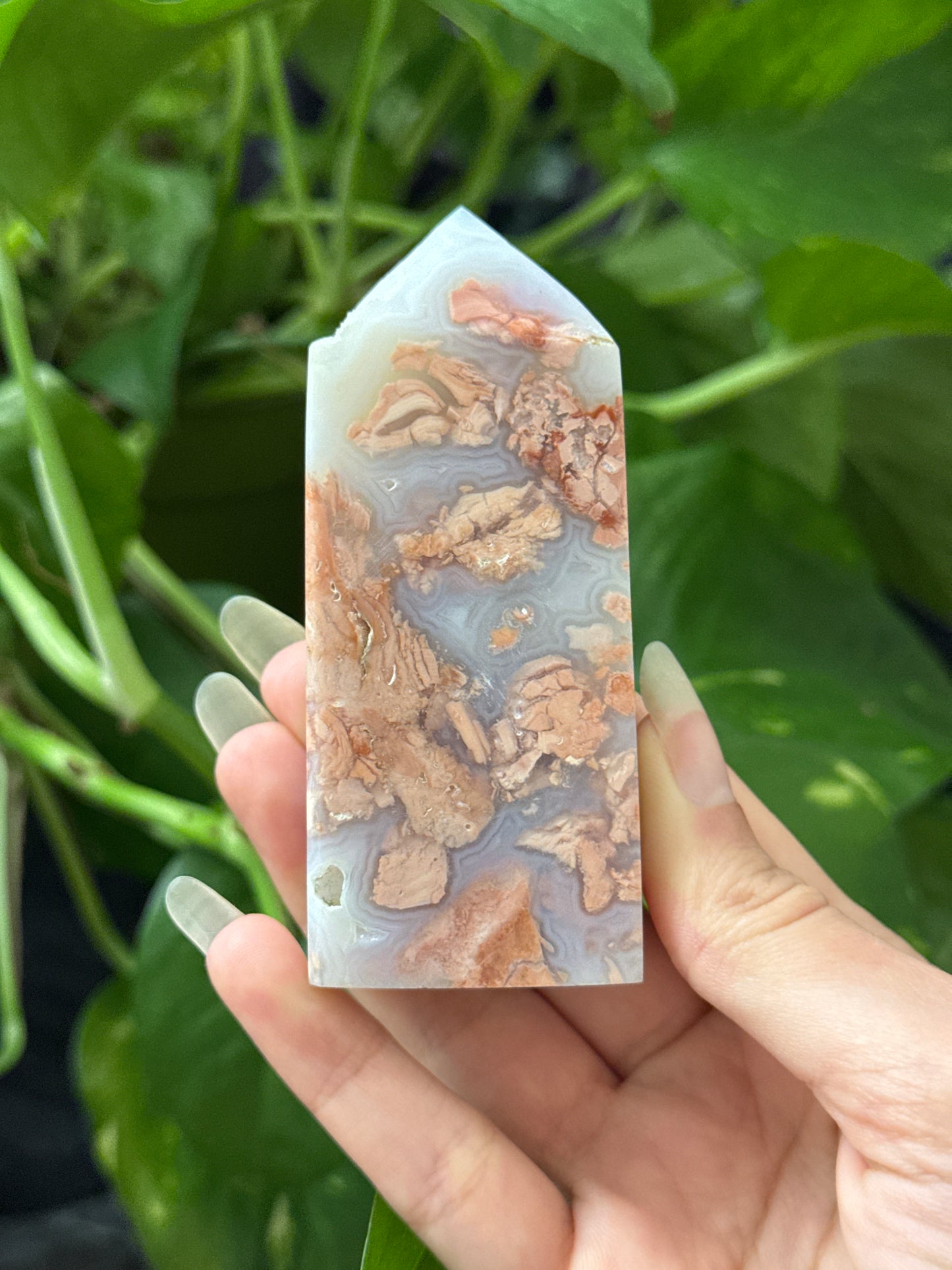 Druzy Cotton Candy Agate Tower B