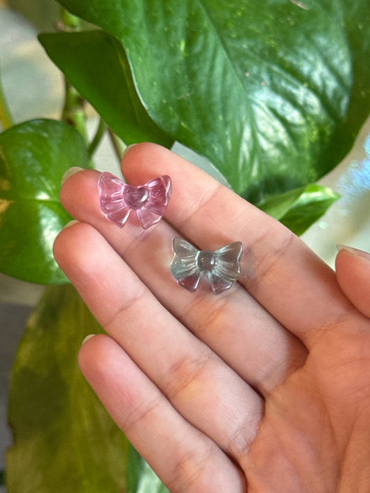 Bow Fluorite Mini Carving | You Pick Color