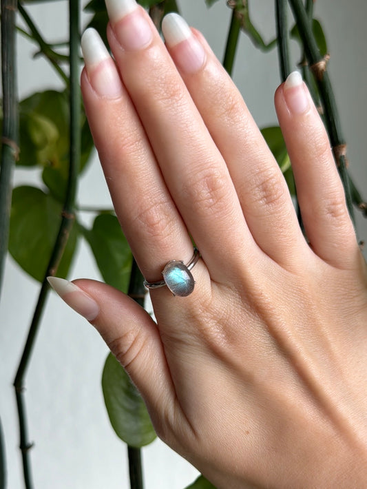 Labradorite Adjustable Ring B