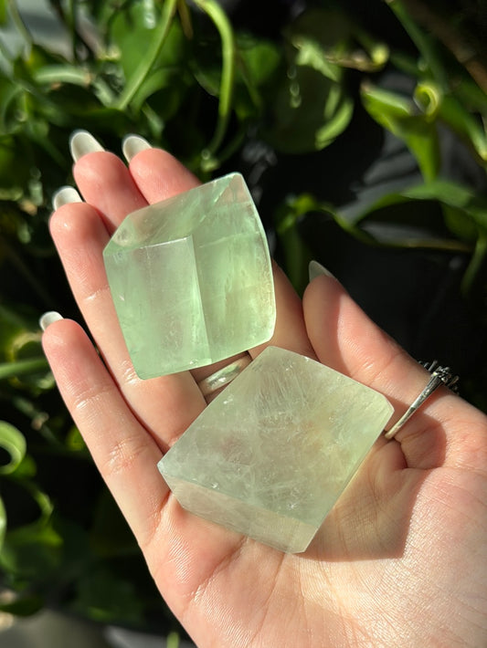 Crisp Green Fluorite Gusher