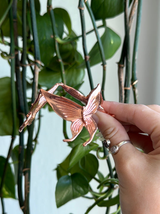 Rose Gold Butterfly Sphere Stand